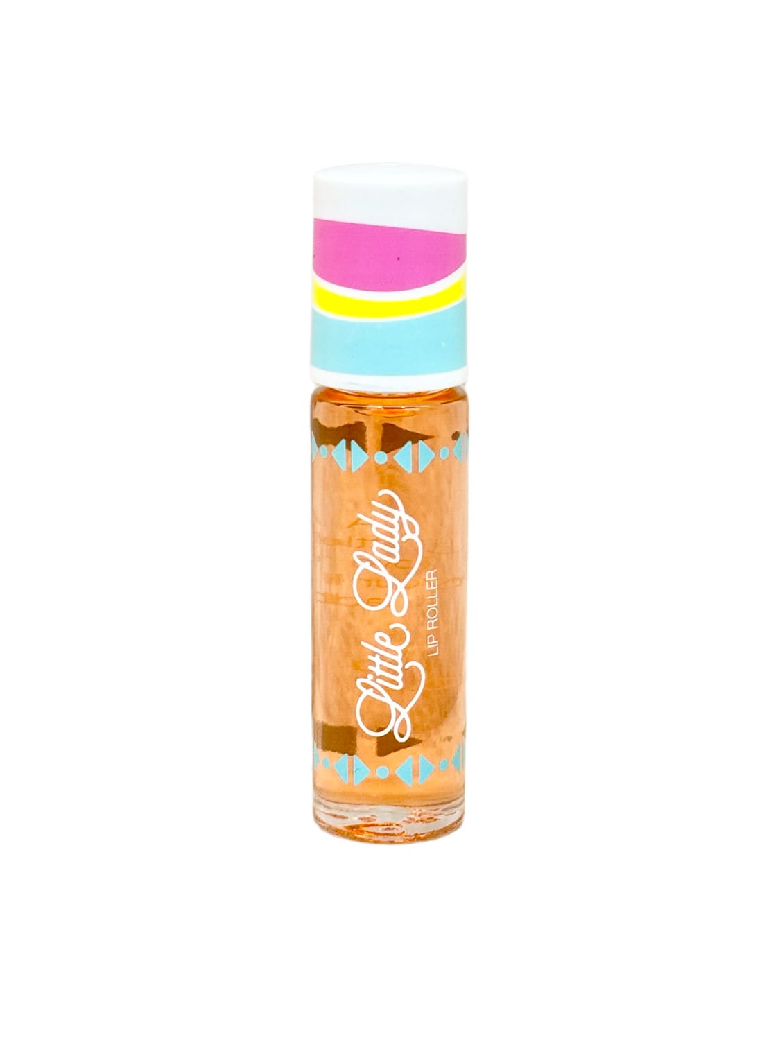 Cherry Lady Lip Roller - a small, clear-gloss lip roller designed for young trendsetters, offering a glossy shine with a sweet, playful charm. Non-toxic and kid-friendly.