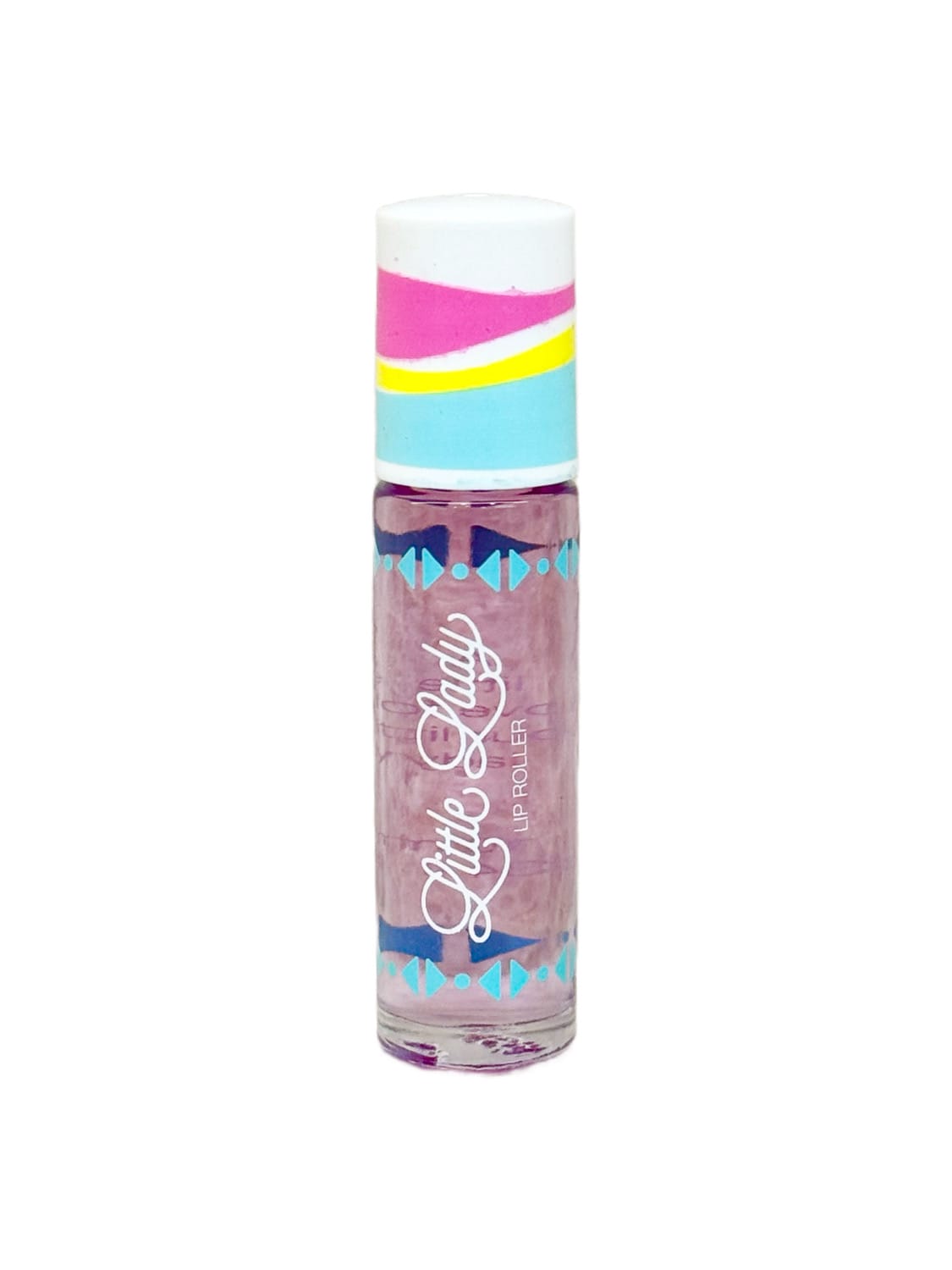 Berry Blast Little Lady Lip Roller, a small cylinder bottle designed for kids, offers glossy shine and delicious flavors, reflecting fun and safe beauty essentials.