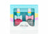 Fairy Duo set includes Fruit Fairy and Fairy Dust nail polishes, each in a box with a decorative pink bow, perfect for a magical mini-manicure experience.