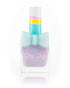 Lady Lilac pastel purple nail polish bottle, featuring a delightful lilac blossom scent and an adorable bow ring accessory, perfect for kids&